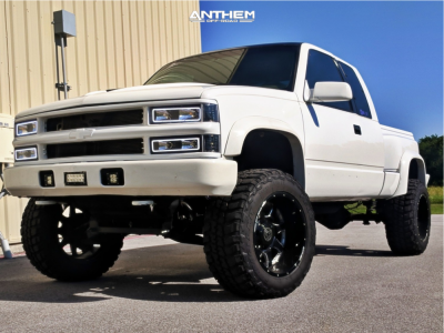 1997 Chevrolet K1500 - 20x12 -44mm - Anthem Off-Road Commander - Suspension Lift 6" - 35" x 12.5"
