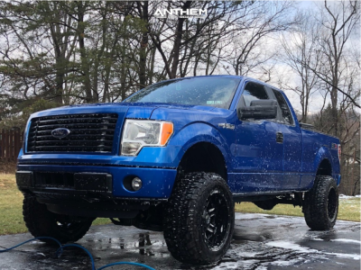 2014 Ford F-150 - 20x12 -44mm - Anthem Off-Road Aviator - Suspension Lift 6" - 35" x 12.5"