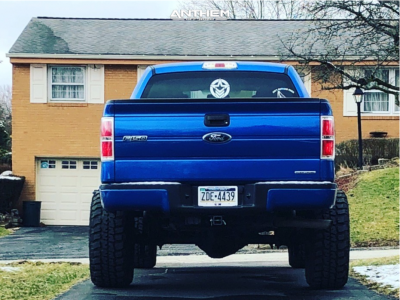 1 2014 F 150 Ford Rough Country Suspension Lift 6in Anthem Aviator Black Machined