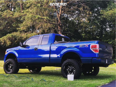 1 2014 F 150 Ford Rough Country Suspension Lift 6in Anthem Aviator Black Machined