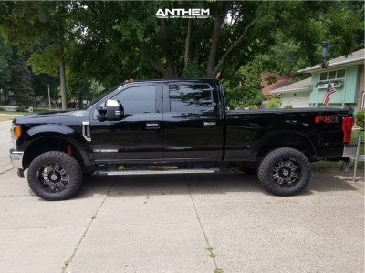 1 2017 F 250 Super Duty Ford Bds Leveling Kit Anthem Enforcer Black Milled