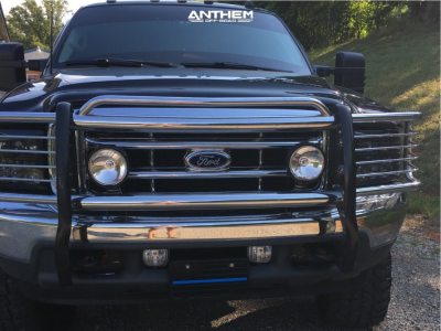 2002 Ford F-350 Super Duty - 20x12 -44mm - Anthem Off-Road Enforcer - Leveling Kit - 33" x 12.5"