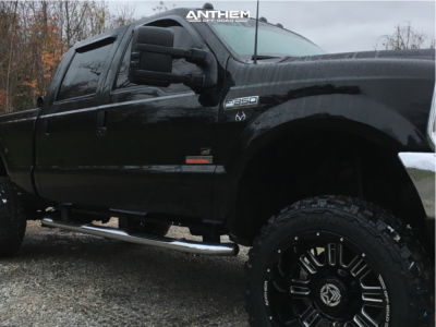 1 2002 F 350 Super Duty Ford Rough Country Leveling Kit Anthem Enforcer Black