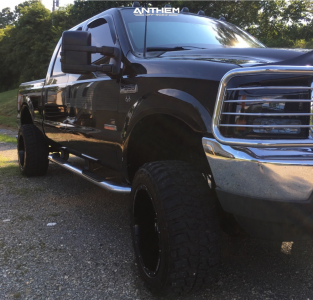 1 2002 F 350 Super Duty Ford Rough Country Leveling Kit Anthem Enforcer Black