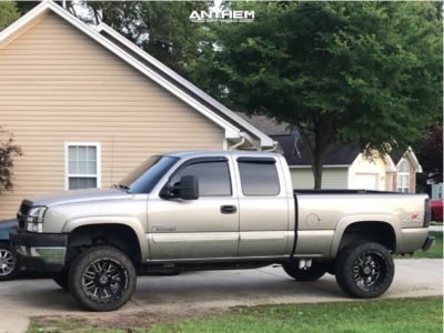 1 2003 Silverado 2500 Hd Chevrolet Rough Country Leveling Kit Anthem Gunner Black