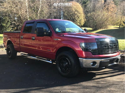2011 Ford F-150 - 18x9 -12mm - Anthem Off-Road Aviator - Leveling Kit - 275/70R18