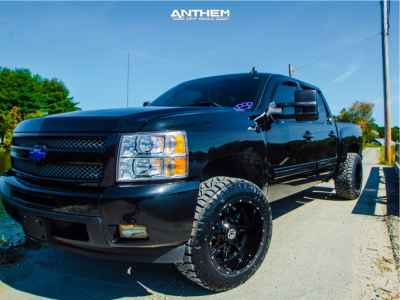 2010 Chevrolet Silverado 1500 - 20x12 -44mm - Anthem Off-Road Instigator - Suspension Lift 2.5" - 285/60R20