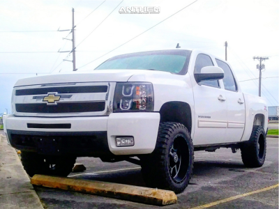 2010 Chevrolet Silverado 1500 - 20x10 -24mm - Anthem Off-Road Gunner - Suspension Lift 3.5" - 33" x 12.5"