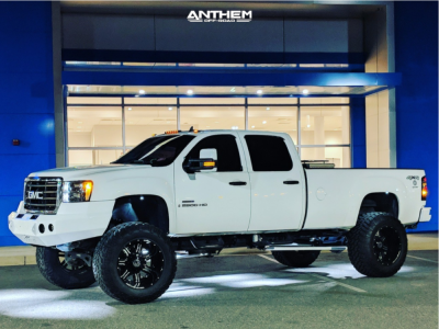 1 2008 Sierra 2500 Hd Gmc Fabtech Suspension Lift 8in Anthem Equalizer Black