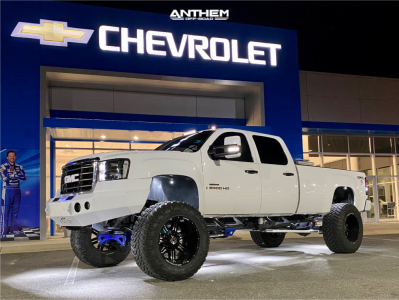 1 2008 Sierra 2500 Hd Gmc Fabtech Suspension Lift 8in Anthem Equalizer Black