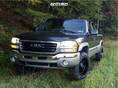 1 2003 Sierra 1500 Gmc Rough Country Leveling Kit Anthem Instigator Black