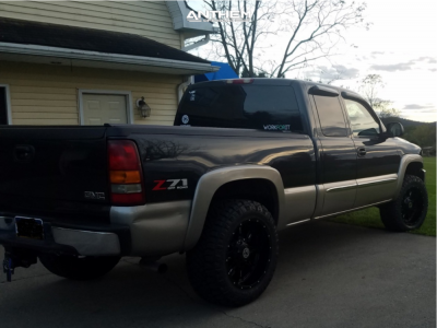 1 2003 Sierra 1500 Gmc Rough Country Leveling Kit Anthem Instigator Black