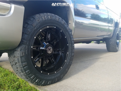 1 2003 Sierra 1500 Gmc Rough Country Leveling Kit Anthem Instigator Black