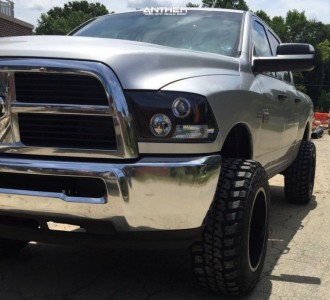 2012 Ram 2500 - 20x12 -44mm - Anthem Off-Road Aviator - Suspension Lift 3" - 35" x 12.5"