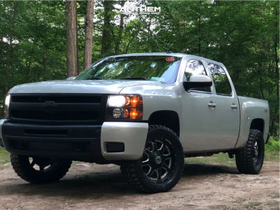 2011 Chevrolet Silverado 1500 - 20x9 0mm - Anthem Off-Road Commander - Leveling Kit - 285/55R20