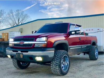 1 2005 Silverado 1500 Chevrolet Rough Country Suspension Lift 4in Anthem Commander Chrome