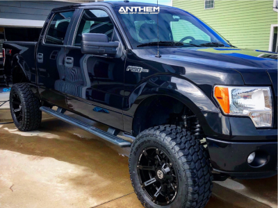 2014 Ford F-150 - 20x10 -24mm - Anthem Off-Road Defender - Suspension Lift 6" - 35" x 12.5"