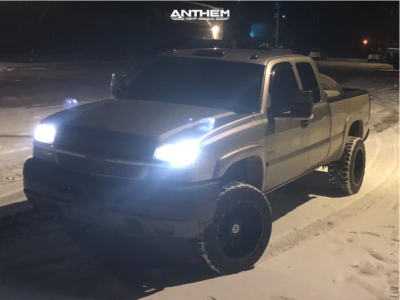 2003 Chevrolet Silverado 2500 HD - 20x12 -44mm - Anthem Off-Road Instigator - Stock Suspension - 33" x 12.5"