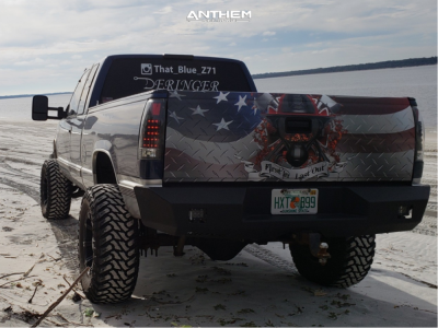 1 1999 K1500 Chevrolet Rough Country Suspension Lift 6in Anthem Defender Black