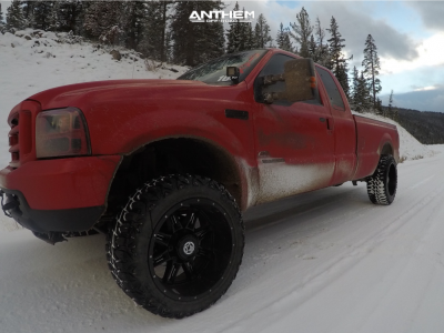 2004 Ford F-250 Super Duty - 22x12 -44mm - Anthem Off-Road Instigator - Leveling Kit - 35" x 12.5"