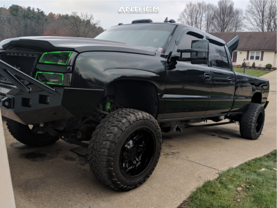 2006 Chevrolet Silverado 2500 HD - 20x12 -44mm - Anthem Off-Road Aviator - Suspension Lift 4" - 35" x 12.5"