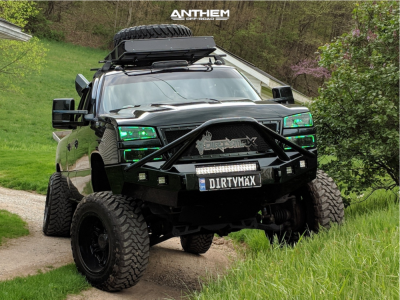 2006 Chevrolet Silverado 2500 HD - 20x12 -44mm - Anthem Off-Road Aviator - Suspension Lift 4" - 35" x 12.5"