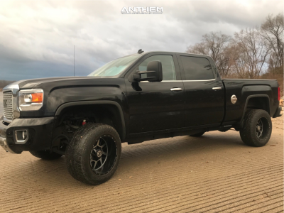 2015 GMC Sierra 2500 HD - 20x12 -44mm - Anthem Off-Road Gunner - Leveling Kit - 33" x 12.5"
