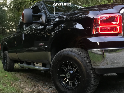 2005 Ford F-250 Super Duty - 17x9 0mm - Anthem Off-Road Instigator - Leveling Kit - 285/75R17