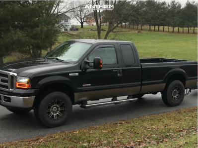 1 2005 F 250 Super Duty Ford Supreme Leveling Kit Anthem Instigator Machined Black