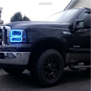 1 2005 F 250 Super Duty Ford Supreme Leveling Kit Anthem Instigator Machined Black