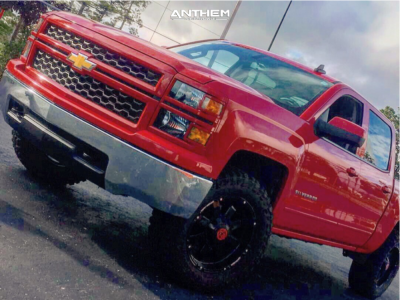 2015 Chevrolet Silverado 1500 - 20x9 -12mm - Anthem Off-Road Defender - Suspension Lift 2.5" - 295/60R20