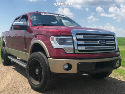 1 2014 F 150 Ford Rough Country Leveling Kit Anthem Gunner Black