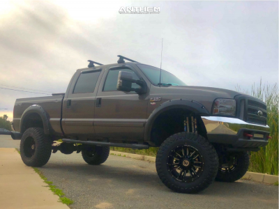 2003 Ford F-350 Super Duty - 20x12 -44mm - Anthem Off-Road Equalizer - Suspension Lift 8" - 37" x 13.5"