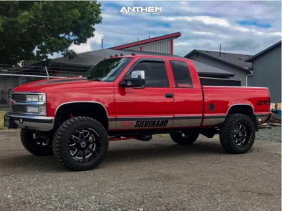 1 1998 K1500 Chevrolet Tuff Country Suspension Lift 4in Anthem Commander Black