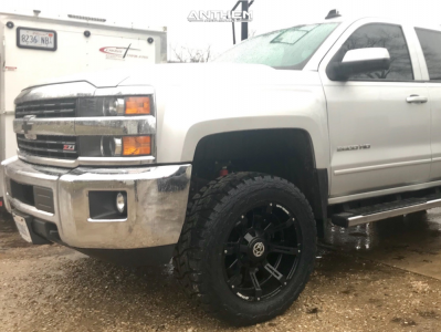 2015 Chevrolet Silverado 2500 HD - 20x10 -24mm - Anthem Off-Road Defender - Leveling Kit - 305/55R20