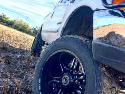 1 1999 F 250 Super Duty Ford Rough Country Suspension Lift 6in Anthem Equalizer Black Machined