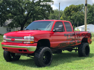 2002 Chevrolet Silverado 1500 - 22x14 -76mm - Anthem Off-Road Equalizer - Suspension Lift 6" - 325/50R22