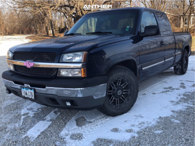 2005 Chevrolet Silverado 1500 - 17x9 0mm - Anthem Off-Road Instigator - Stock Suspension - 275/70R17