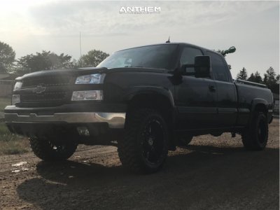 1 2005 Silverado 1500 Chevrolet Bds Leveling Kit Anthem Equalizer Black Milled