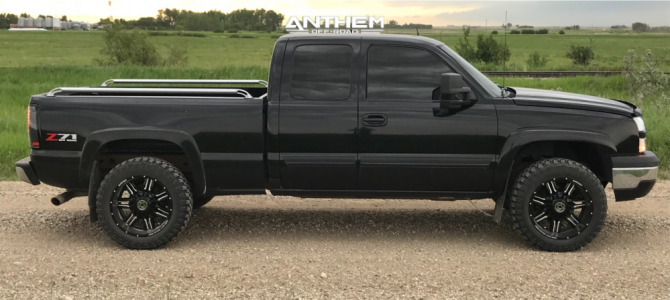 1 2005 Silverado 1500 Chevrolet Bds Leveling Kit Anthem Equalizer Black Milled