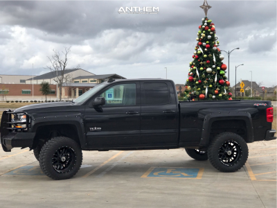 2016 Chevrolet Silverado 1500 - 20x10 -24mm - Anthem Off-Road Gunner - Suspension Lift 6" - 35" x 12.5"