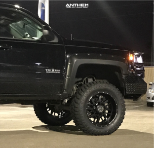 1 2016 Silverado 1500 Chevrolet Rough Country Suspension Lift 6in Anthem Gunner Matte Black