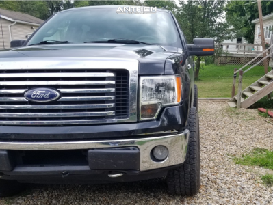 1 2010 F 150 Ford Stock Leveling Kit Anthem Instigator Black Milled