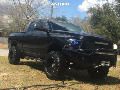 2014 Ram 1500 - 20x12 -44mm - Anthem Off-Road Enforcer - Suspension Lift 6" - 35" x 12.5"