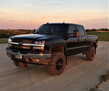 1 2005 Silverado 1500 Chevrolet Rough Country Suspension Lift 6in Anthem Off Road Defender Black