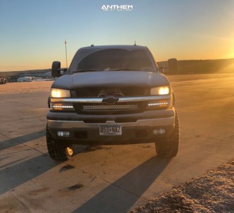 1 2005 Silverado 1500 Chevrolet Rough Country Suspension Lift 6in Anthem Off Road Defender Black