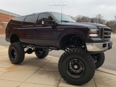 2000 Ford Excursion - 20x12 -44mm - Anthem Off-Road Enforcer - Lifted >12" - 395/75R20