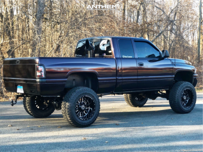 1 2001 Ram 2500 Dodge Skyjacker Suspension Lift 6in Anthem Gunner Black Milled