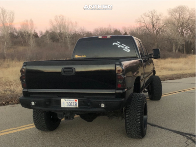 1 2005 Silverado 2500 Hd Chevrolet Rough Country Suspension Lift 6in Anthem Equalizer Black Milled