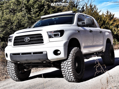 2009 Toyota Tundra - 20x10 -24mm - Anthem Off-Road Aviator - Suspension Lift 8" - 38" x 13.5"